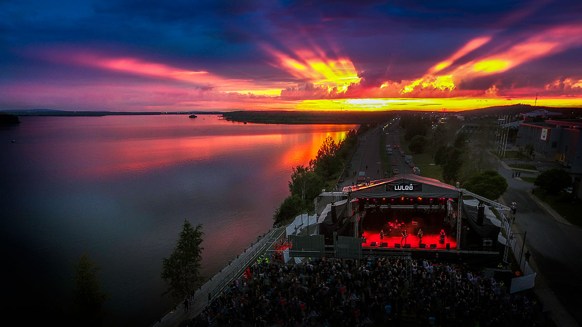 Festival i Norra hamn